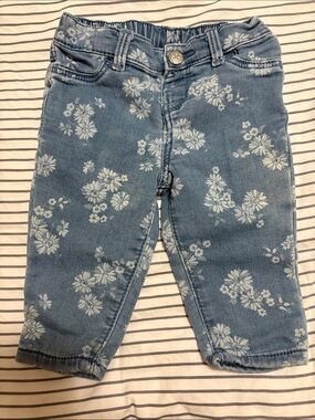 OshKosh B'gosh Light Blue Floral Denim jeans
